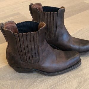 The Leather Ranch Cowboy / Chelsea Boots, Size 41 (8-8.5 Women's/10-10.5 Men's)